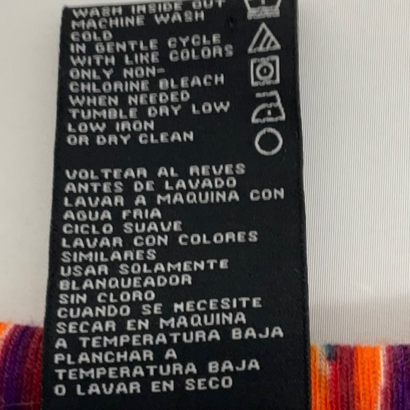 Premise colorful knit feel tunic/dress, size XL - Picture 4 of 6